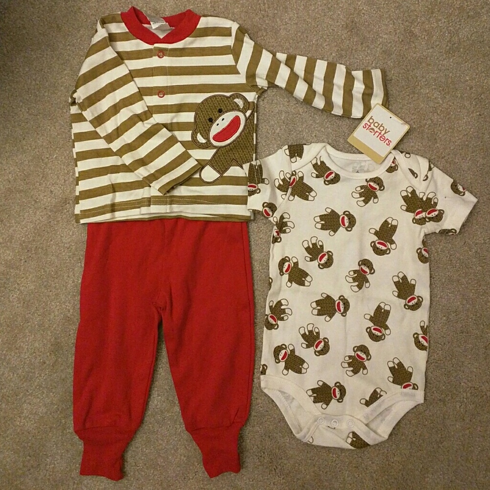 NWT Baby Starters 3 piece Set - 6 Months