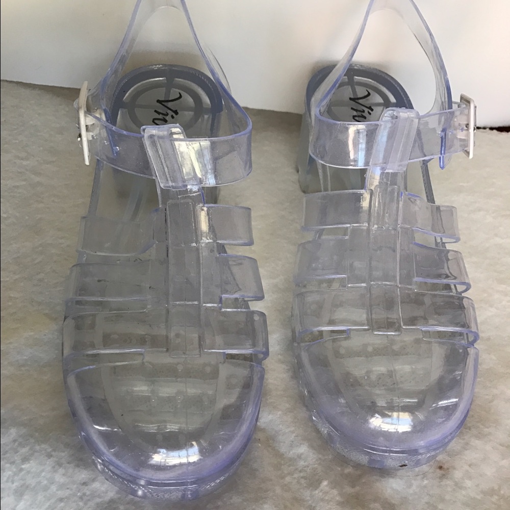 Clear Jelly Sandals