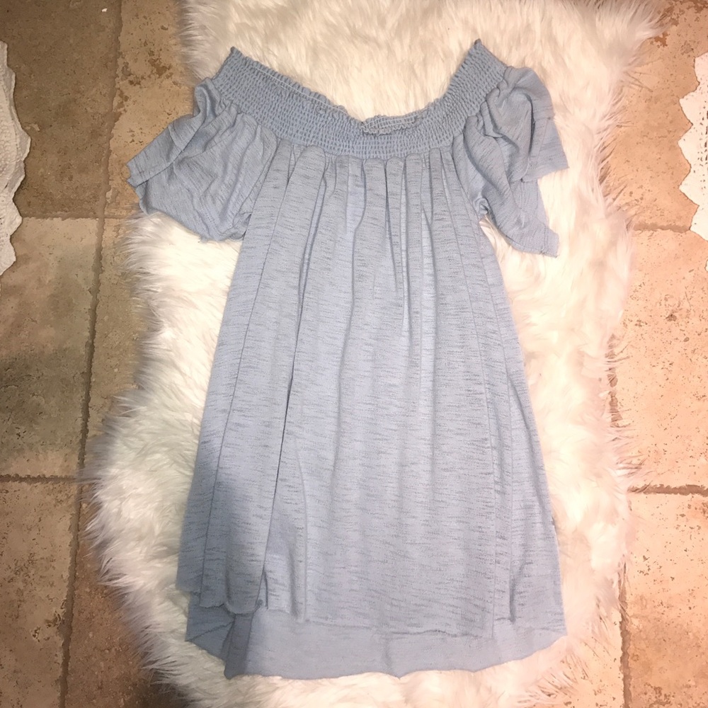 Over the shoulder dress