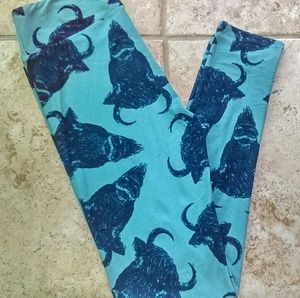 Buffalo Print! OS Lularoe HTF legging