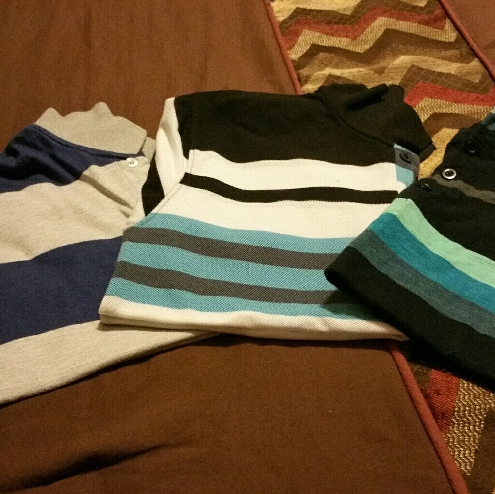Two short sleeves Polo  $5 a piece an the other