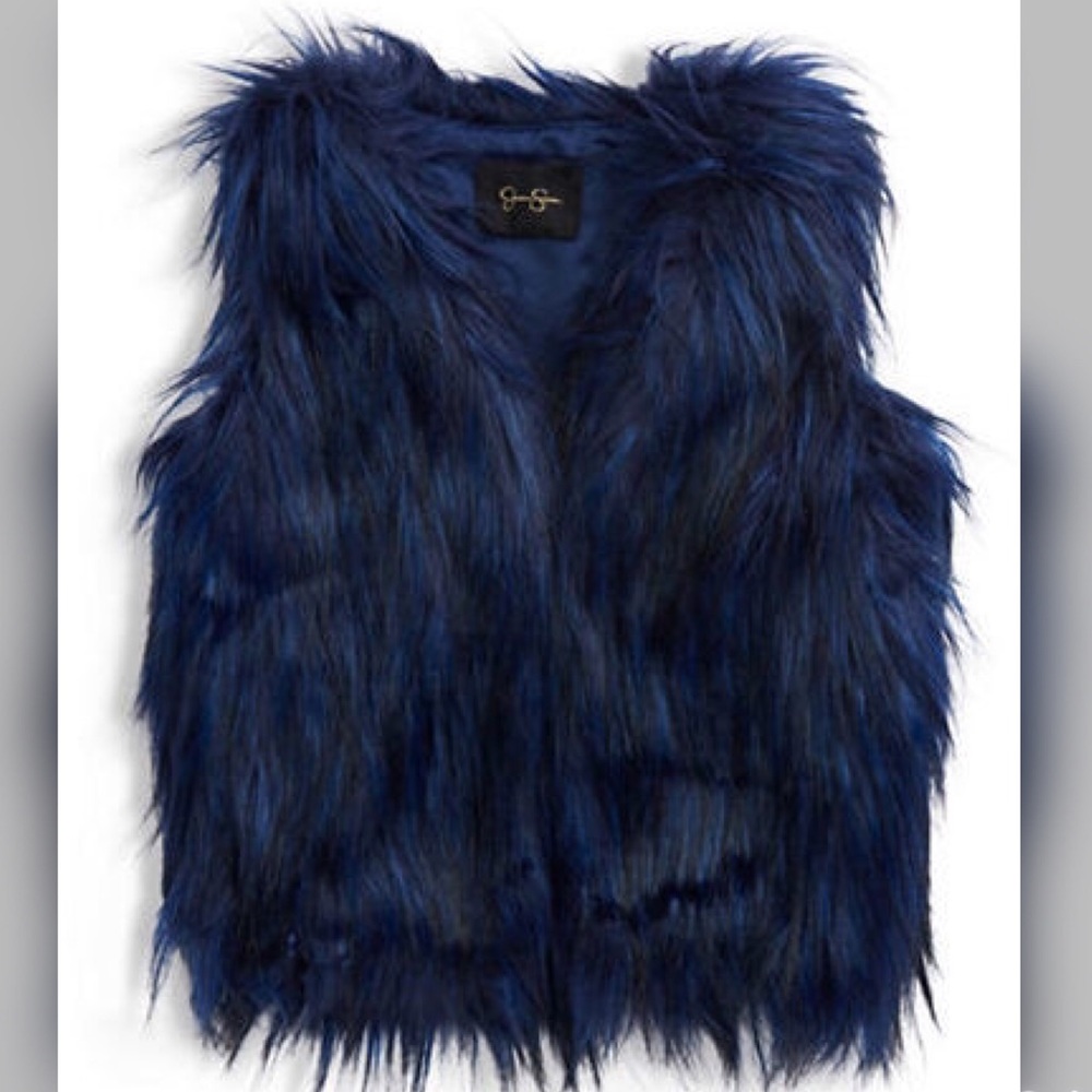 Jessica Simpson Faux fur vest