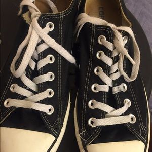 Black and White Converse Low Top