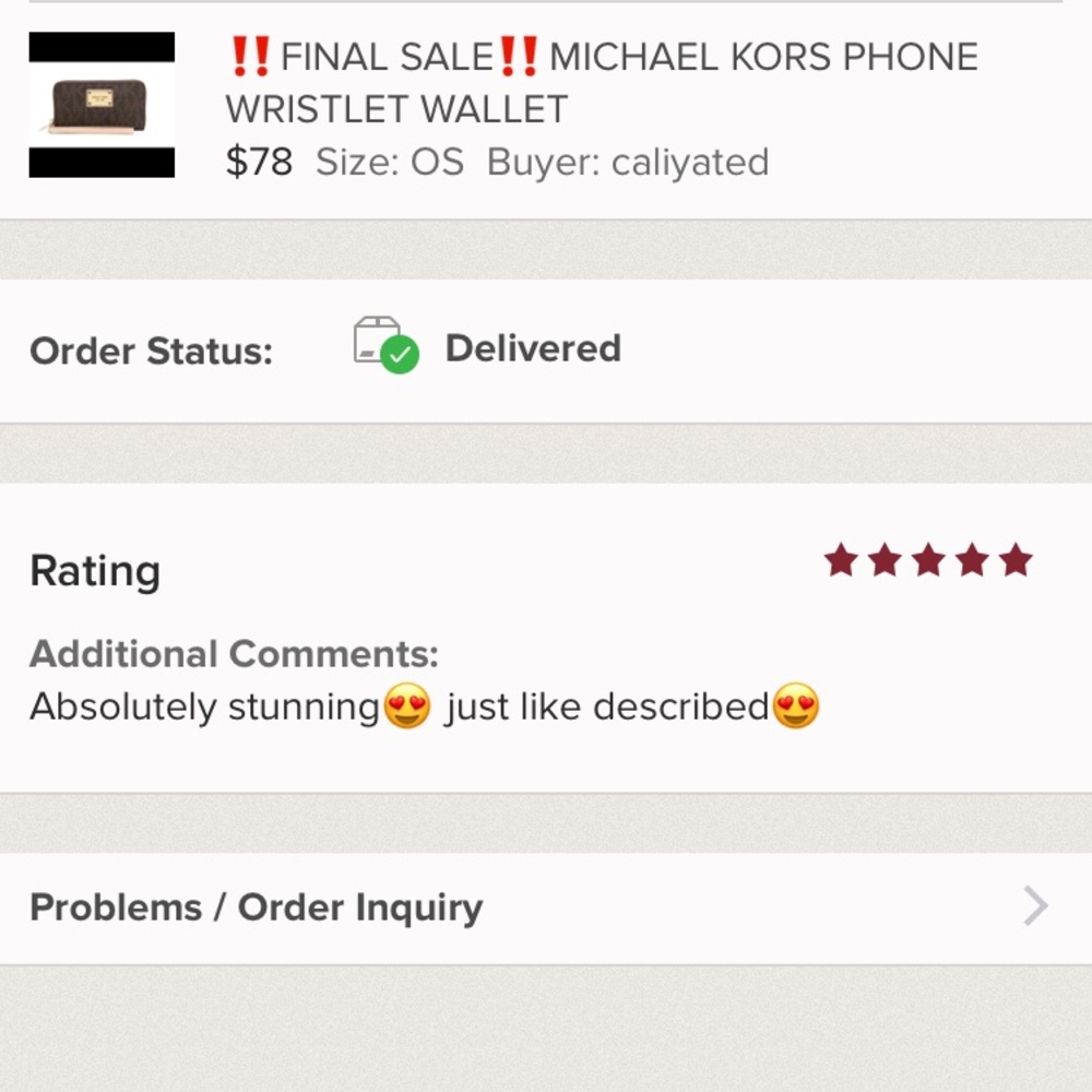 ‼️FIRM PRICE‼️MICHAEL KORS PHONE WRISTLET WALLET - Picture 4 of 5
