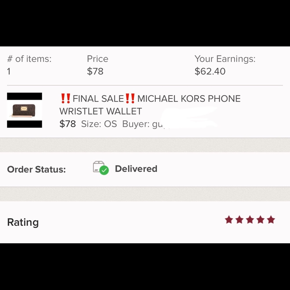 ‼️FIRM PRICE‼️MICHAEL KORS PHONE WRISTLET WALLET - Picture 5 of 5