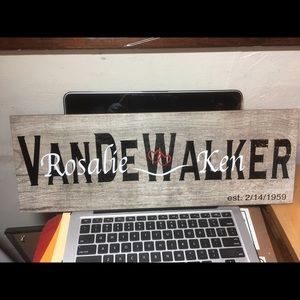 Customized Anniversary Plaque