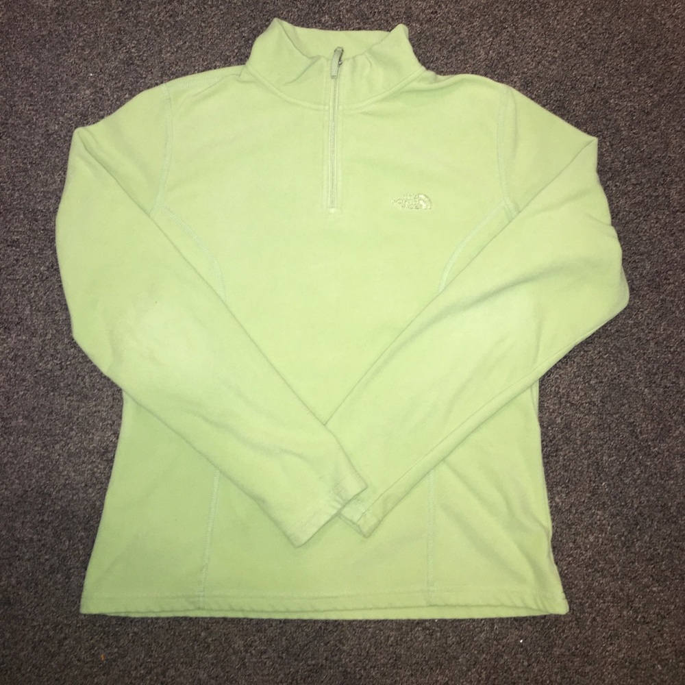 Light green North Face fleece