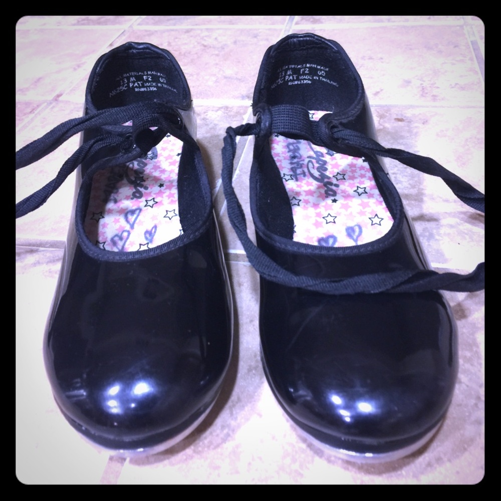 Capezio tap shoes little girl