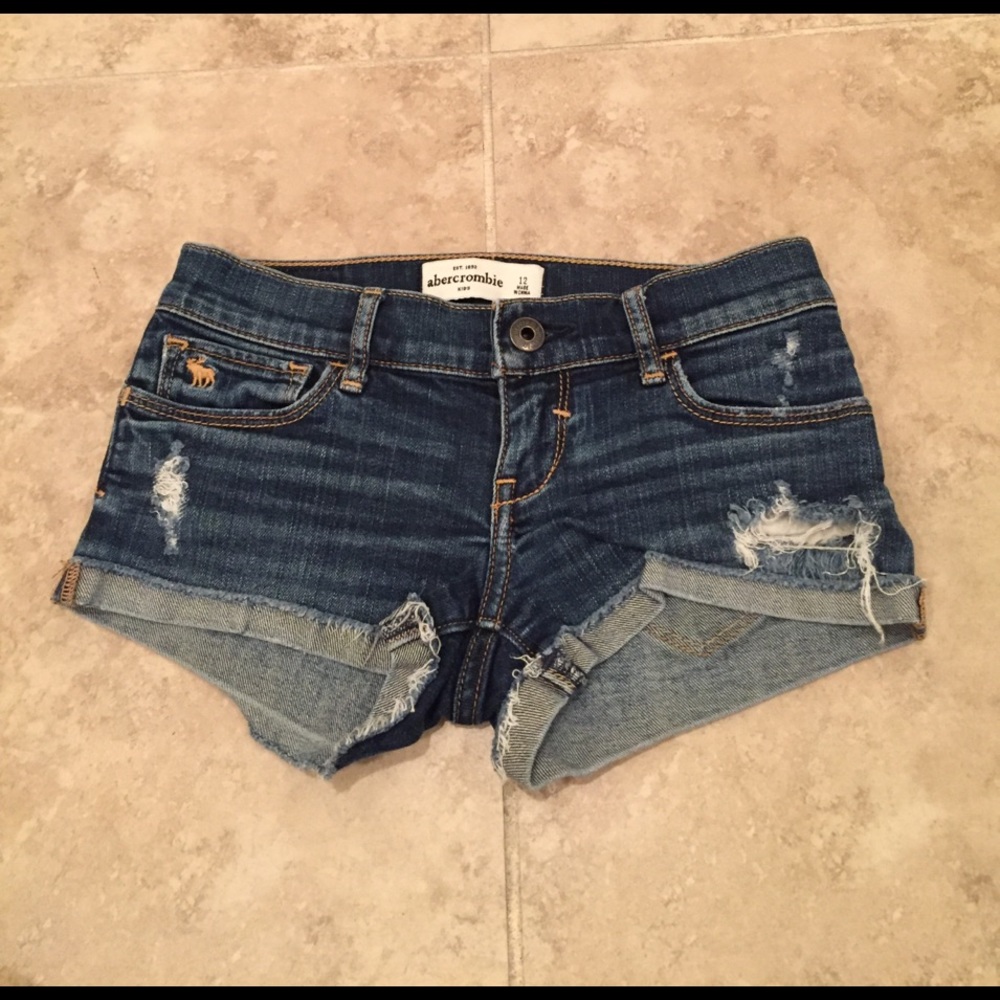 Abercrombie kids denim shorts