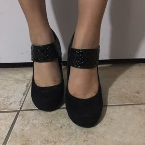 Black heels