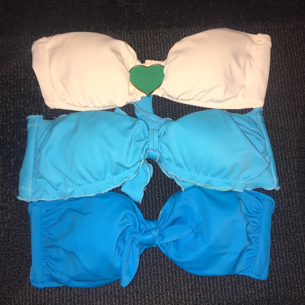 7 Victoria's Secret & Hollister Bikini Tops!