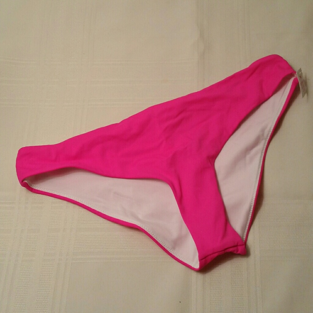Pink Victoria's Secret Neon Pink Bikini Bottom Sma