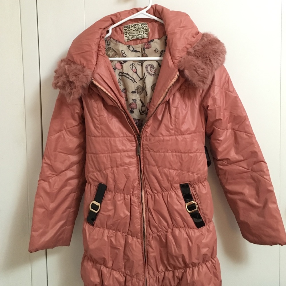 Dust rose winter jacket
