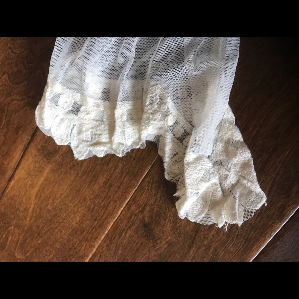 💕 Cream Lace Bikini Cover Up Size Small - Picture 7 of 7