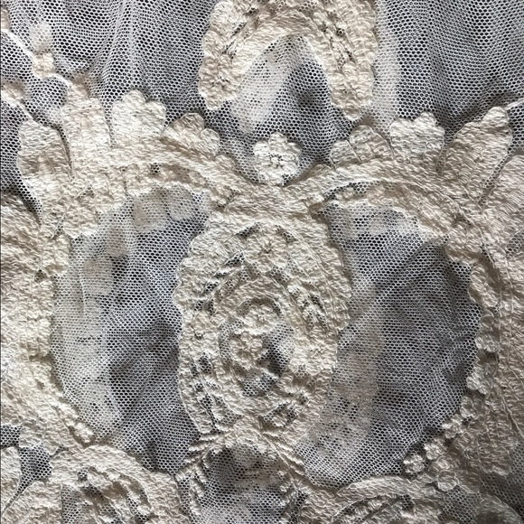 💕 Cream Lace Bikini Cover Up Size Small - Picture 4 of 7