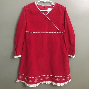 EUC Hanna Andersson Holiday Dress, 120cm