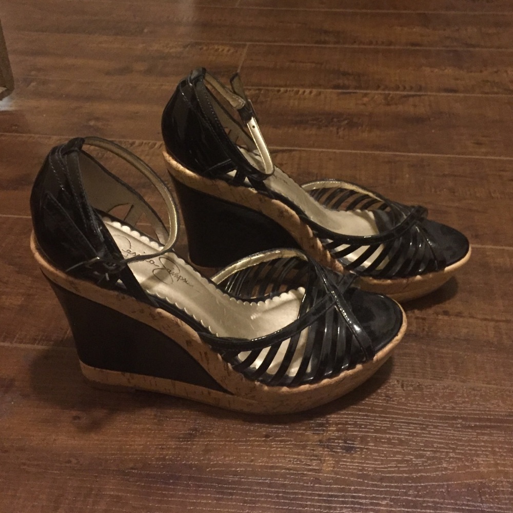 Jessica Simpson wedges