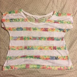 Delia's flora crop top!