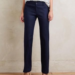 Anthropologie Brand New Navy Cropped Pants