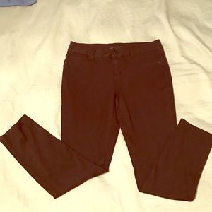 Maurice's black stretch crop pants