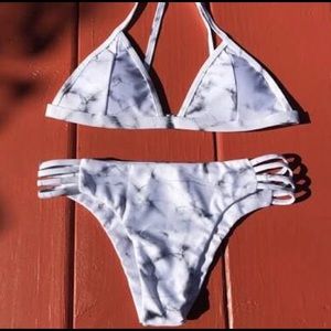 White Marble Bikini