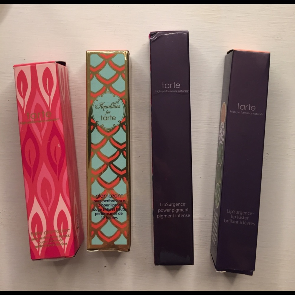 Tarte Lipstick Bundle  (Glamazon & LipSurgence)