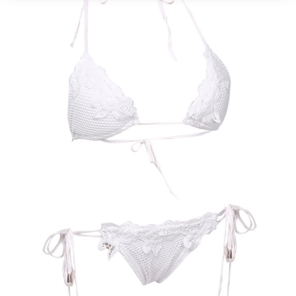 🆕🆕🆕 white lace bikini - Picture 2 of 3