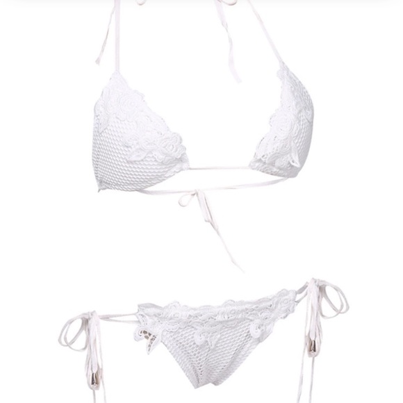 🆕🆕🆕 white lace bikini - Picture 2 of 3