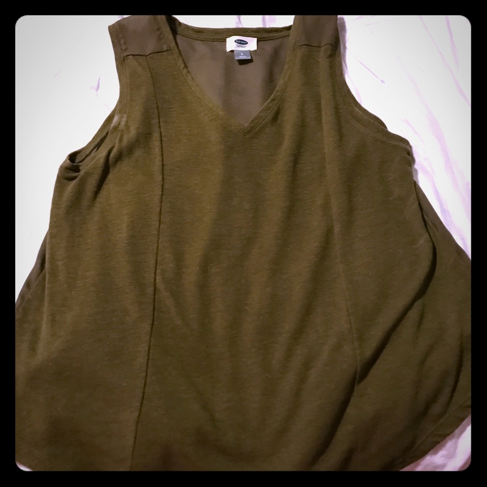 Army Green Tank Top