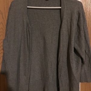 Gray button down cardigan from Target
