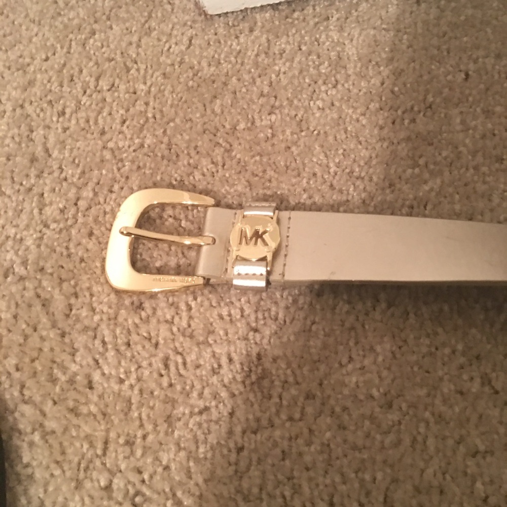 Gold michael kors belt