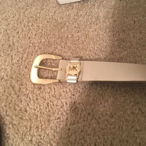 Gold michael kors belt
