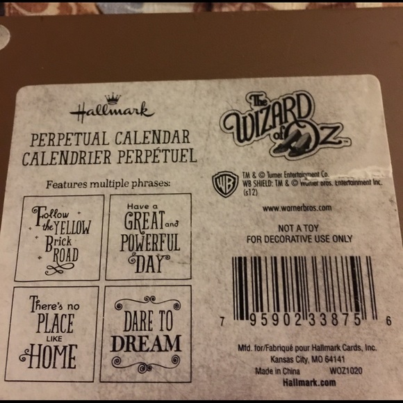 Hallmark perpetual calendar - Picture 4 of 4