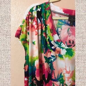 Floral Short Sleeve Top