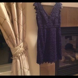 Lilly Pulitzer blue lace butterfly dress size 2