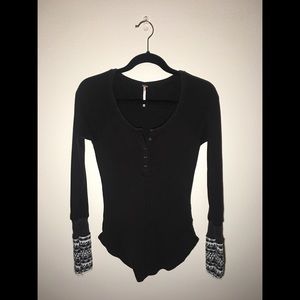 Free People black thermal