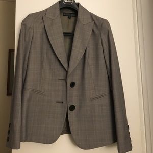 Lafayette 148 grey blazer