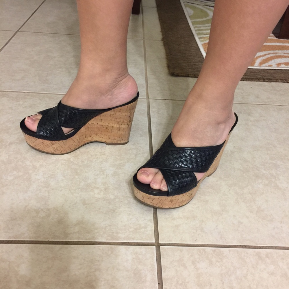 Via spiga wedge sandals .