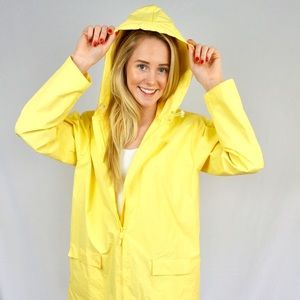 PASTEL YELLOW RAINCOAT
