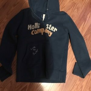 Blue hollister sweatshirt