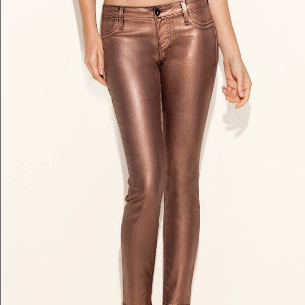 Metallic jeans