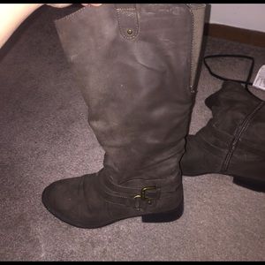 Dark grey boots