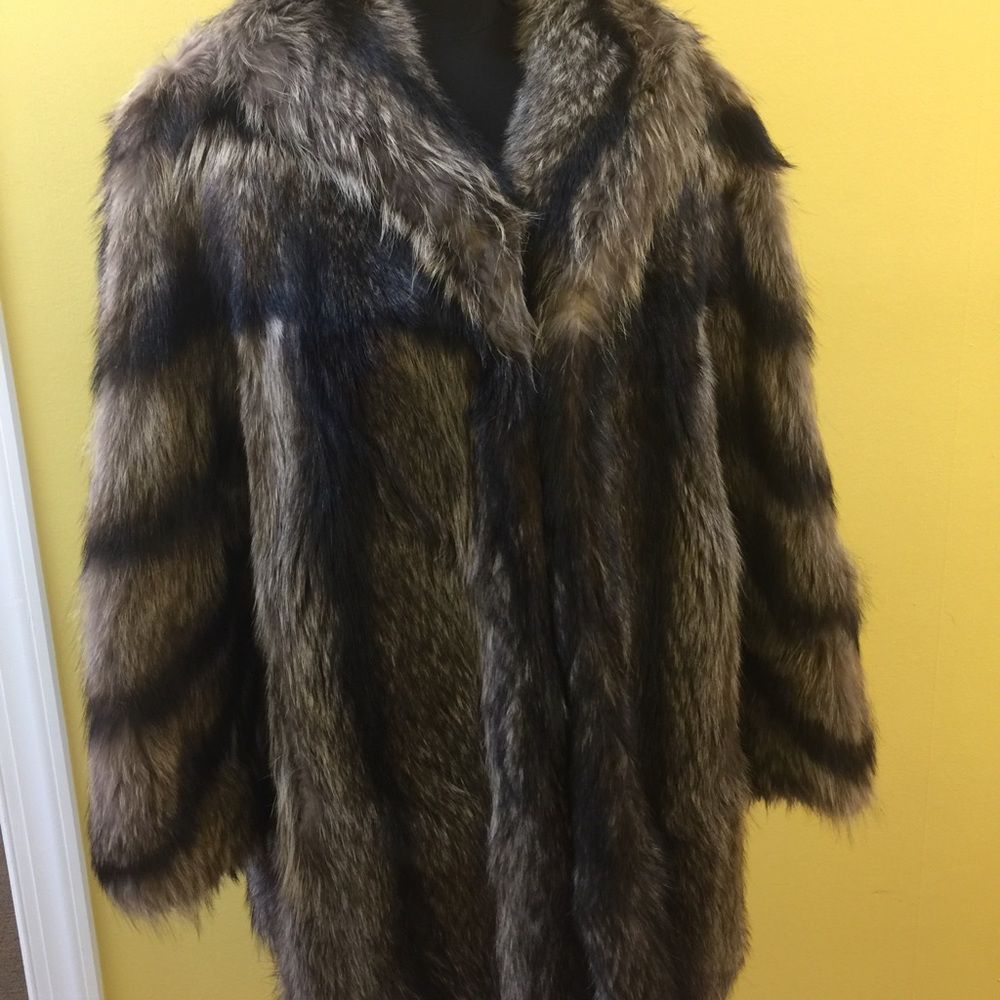 Beautiful Raccoon Coat