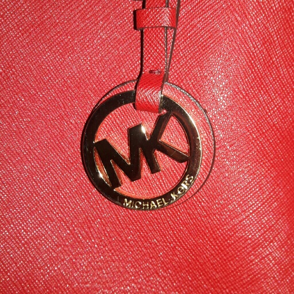 🎉LOWEST🎉MK Jet Set Saffiano Leather Travel Tote - Picture 3 of 6