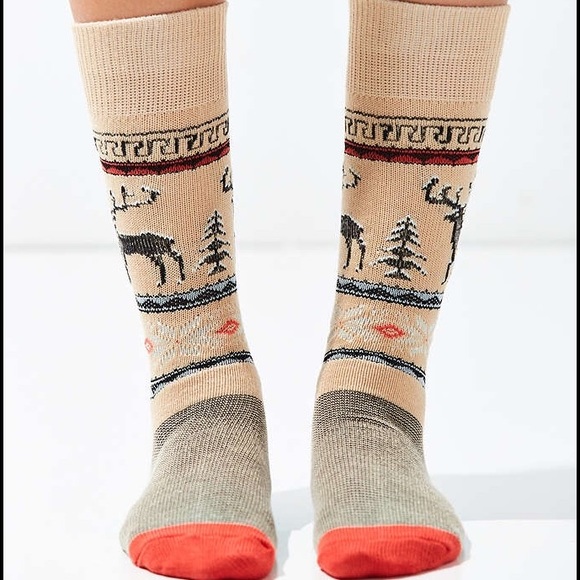 Reindeer Socks - Picture 2 of 2