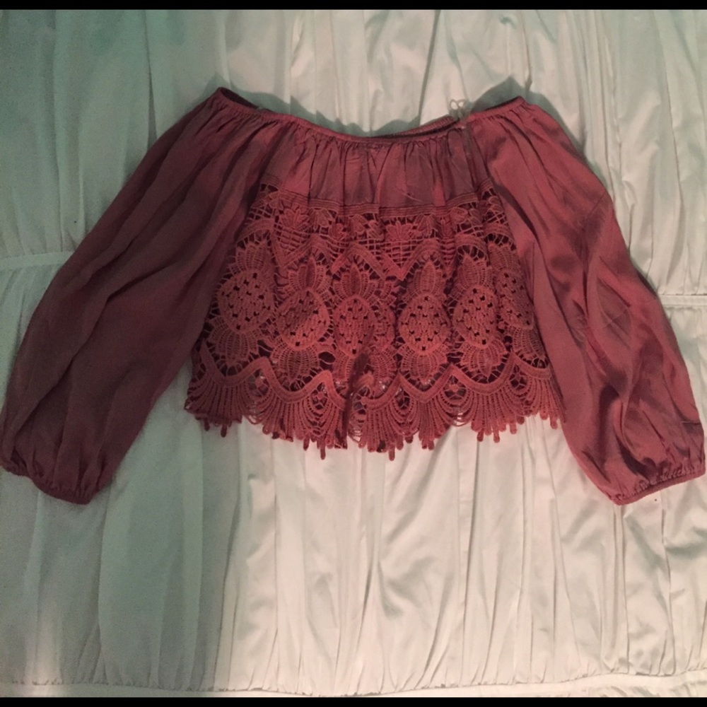 Off the shoulder top