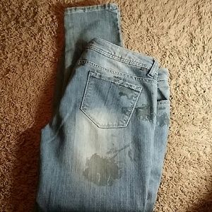 Printed Skinny Jeans