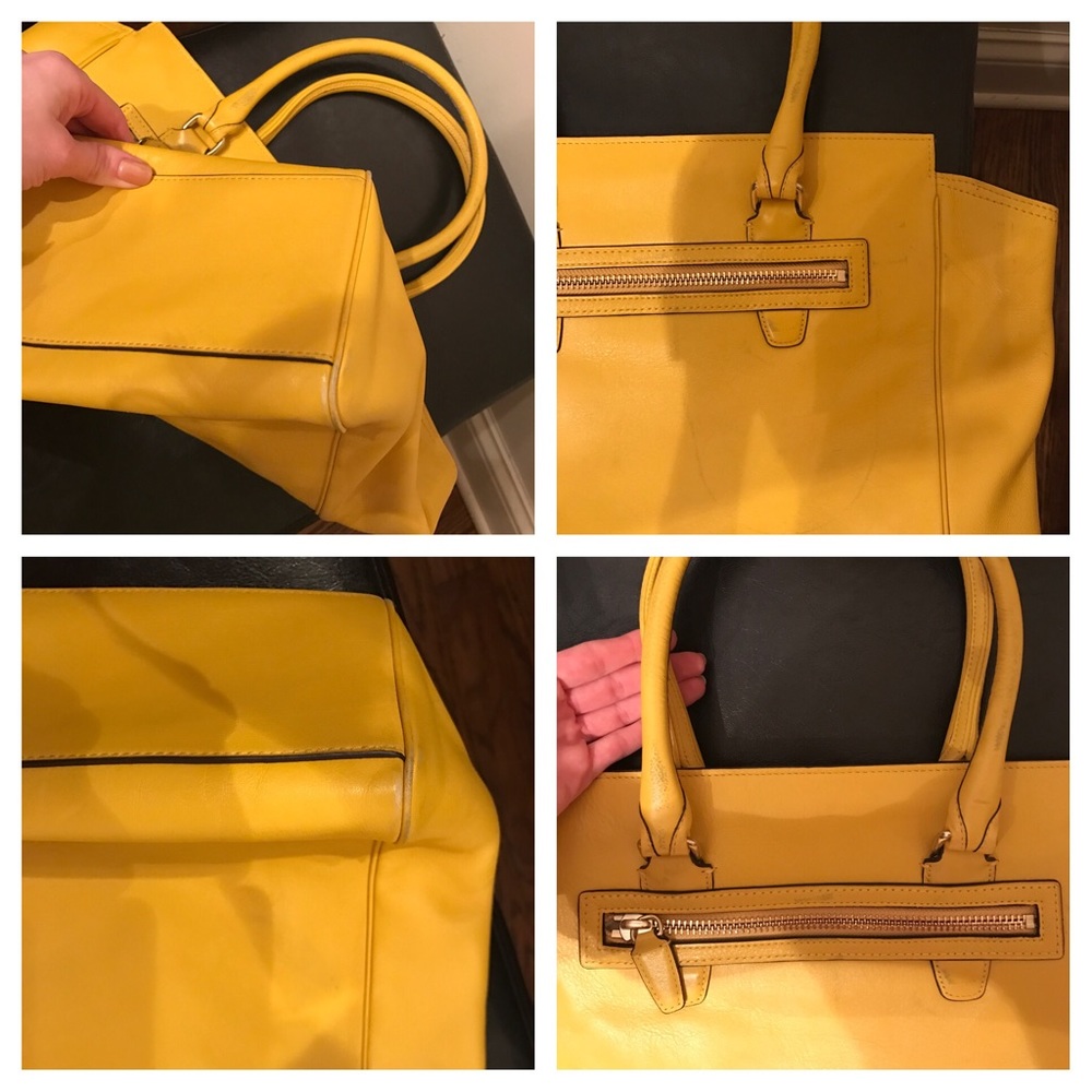 🌻SOLD spring bag Authentic large Coach leather - Picture 2 of 4