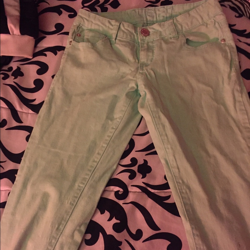 Easter Green Jeans
