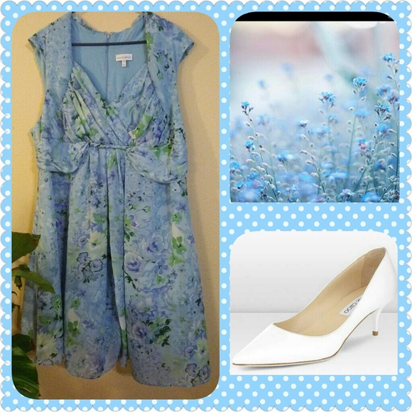 Fashion Bug Dresses & Skirts - Beautiful fashion Bug light Blue Dress size 24